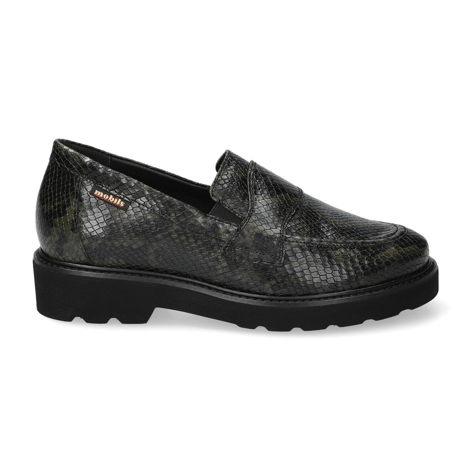mocassins femme modèle Ocea taupe loden - Mephisto